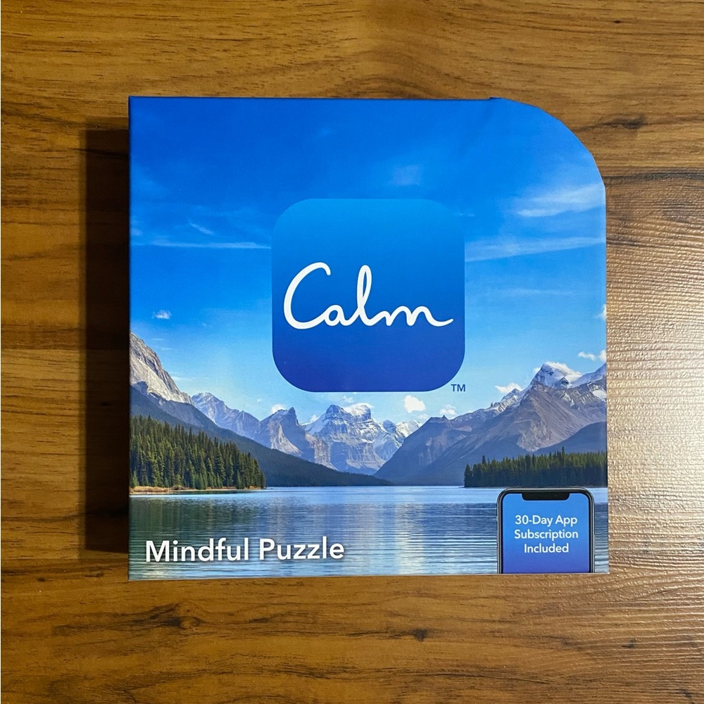 Spin Master Calm 300 Piece Mindful Puzzle Jasper Lake With Poster Bag & App